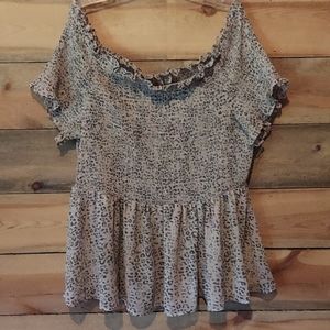 Cato smocked top